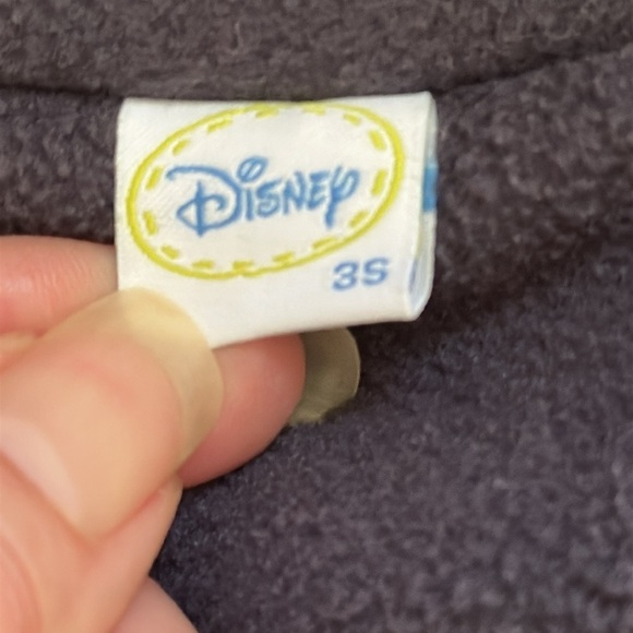 Disney Baby Fleece Lined Zip Up Quilted Vest Mickey Patch Left Chest Flaw - Picture 10 of 11